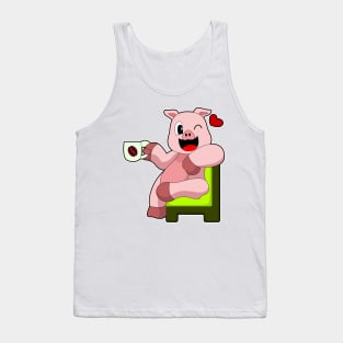 Pig Coffee Tank Top